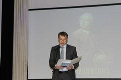 Выступает проректор САФУ Борис Филиппов